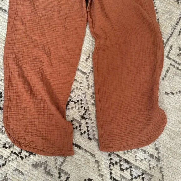 MARINE LAYER | Corinne Wide Leg Pant in Burnt Siena / Sise S - Picture 11 of 11